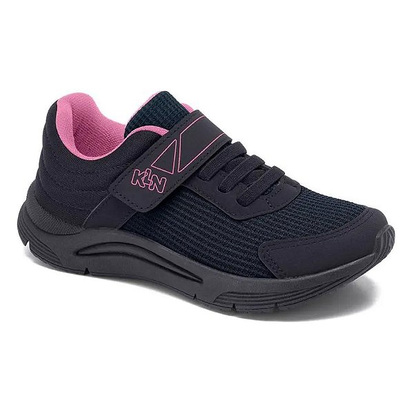 Tênis Klin New Sport Kids Marinho/Rosa Doce Infantil