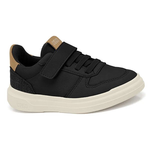 Tênis Klin Capri Mini Preto/Capuccino Infantil