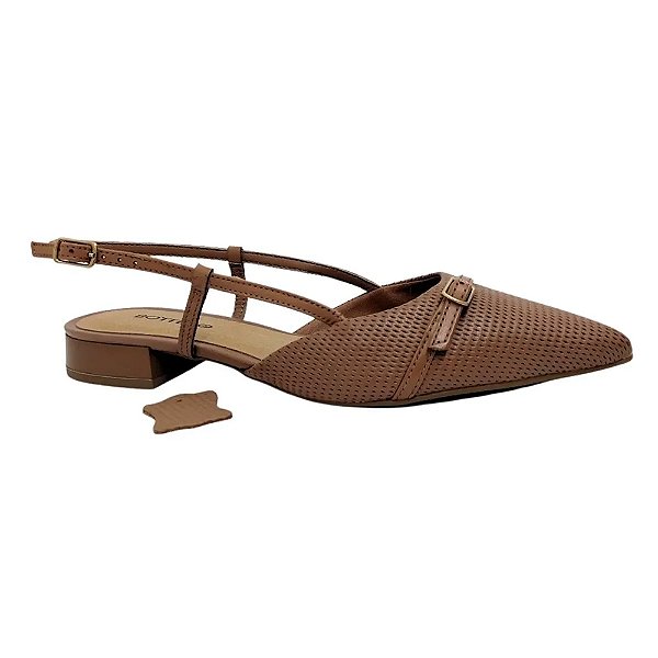 Sandália Bottero Couro Sb Firenze Mocha Mousse Marrom Feminino