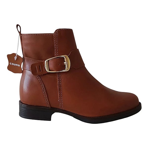Bota Bottero Couro Atanado Napoli Caramelo Feminino