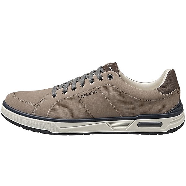 Tênis Ferracini Nobuck Sport Cinza Cinza/Preto Masculino