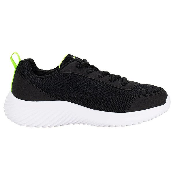 Tênis Skechers Quanta Pacer Preto Infantil