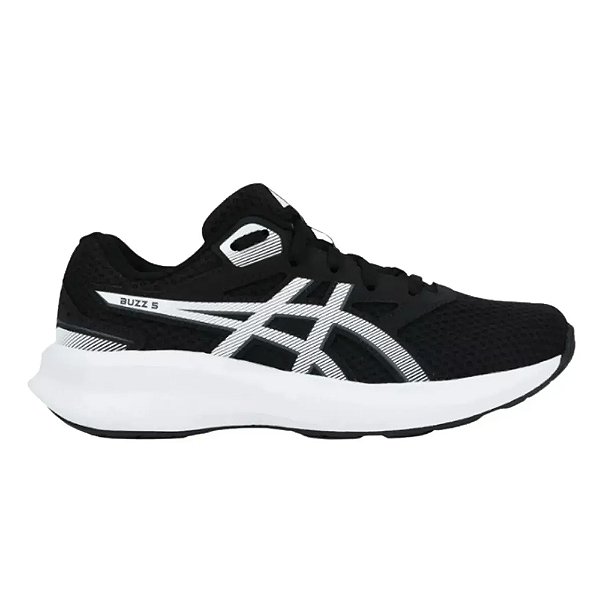 Tênis Asics Buzz 5 Gs Preto/Branco Infantil
