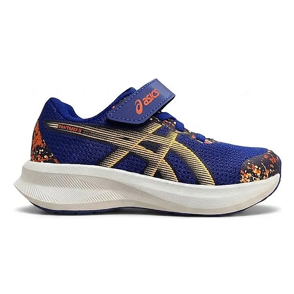 Tênis Asics Fantasy 5 Ps Azul/Laranja Infantil