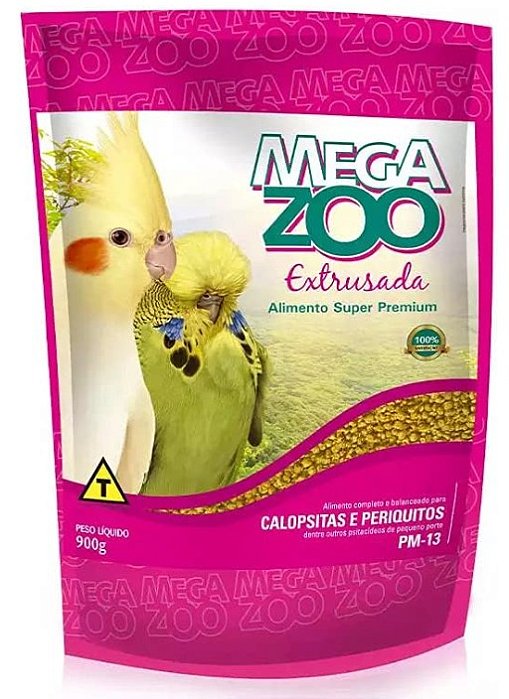 Ração Calopsita e Periquitos Megazoo Extrusada