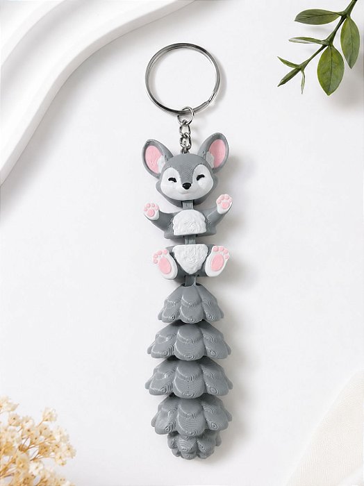 Chaveiro de chinchila