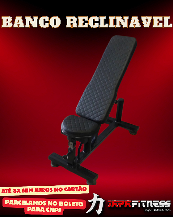 Banco reclinavel 2x1