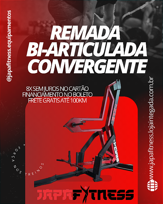 Remada bi-articulada Convergente