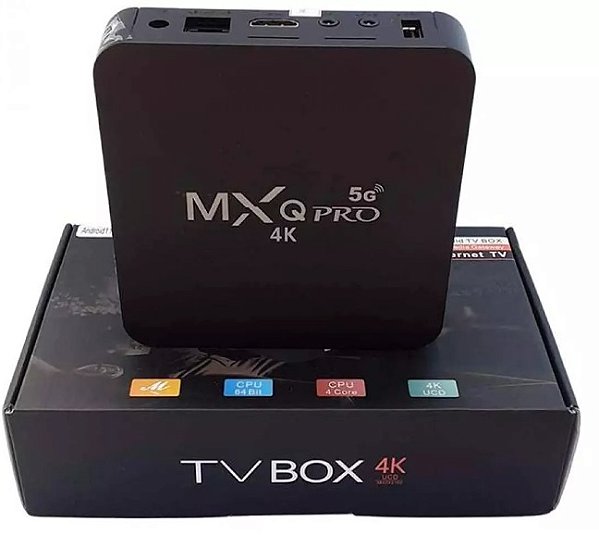 SMART TV BOX MXQ PRO 4G RAM 4K 5G