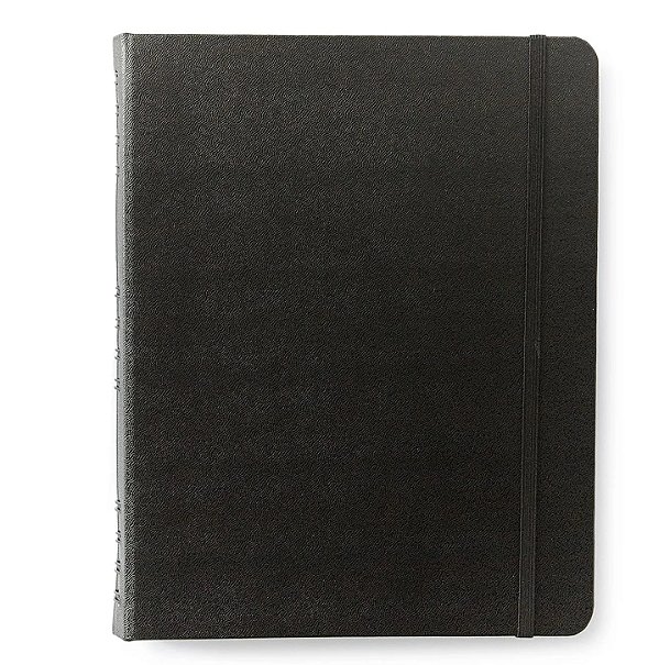 Caderno Organizador Duo Clássica Pautado & Pontado 17X24 Preta