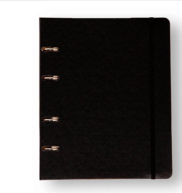 Caderno Argolado A4 Preto