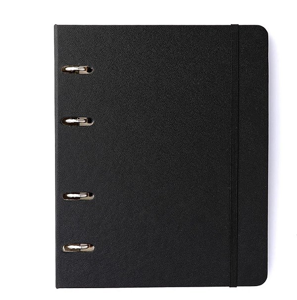 Caderno Argolado A5 Office Preto
