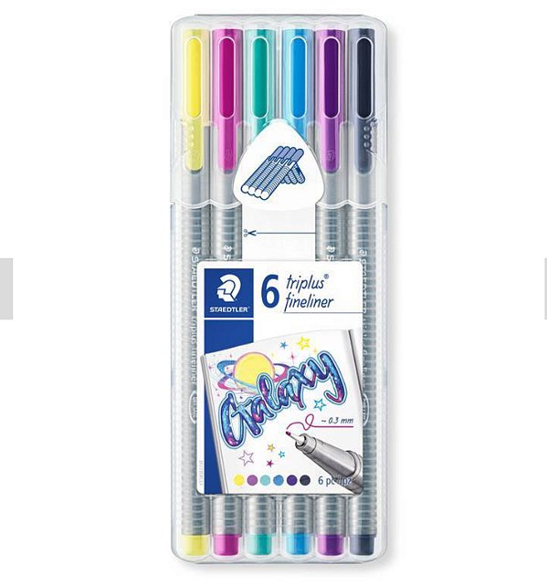 Caneta Staedtler Galaxy 6 cores