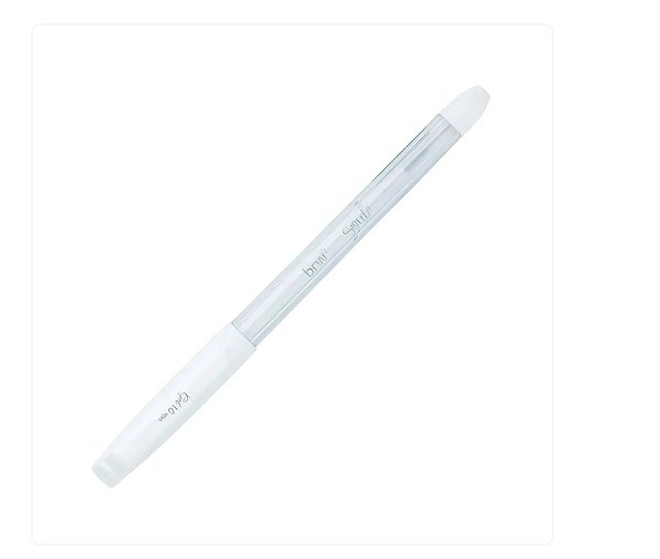 Caneta em gel branca/ BRW