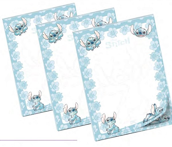 Bloco de anotações Stitch