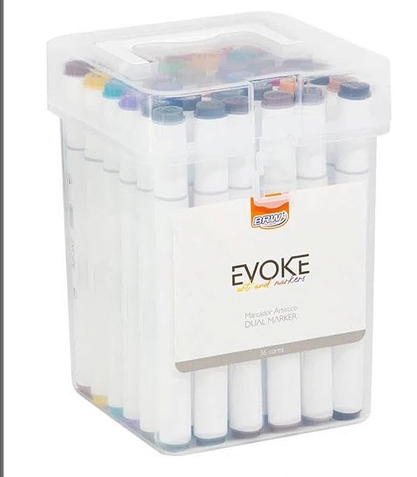 Marcador Artístico Evoke Dual 36 cores