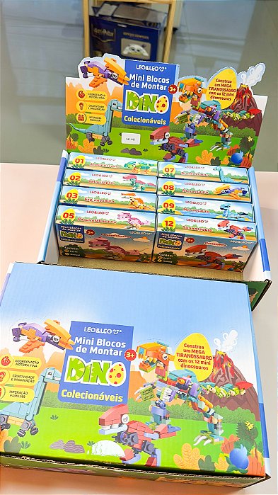Caixa fechada Mini blocos de montar