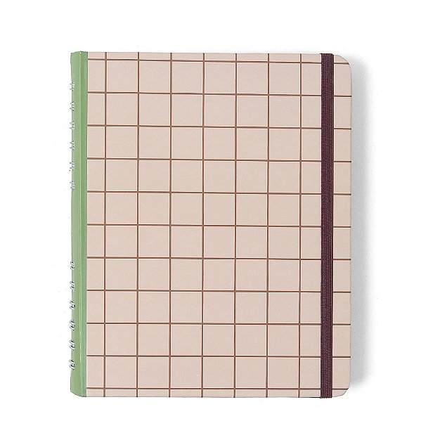 Caderno Organizador Mocha Pistache A5 Leite
