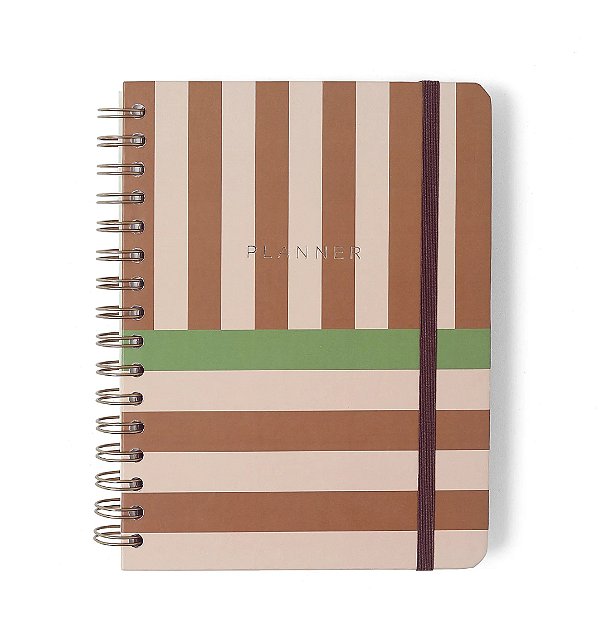 Planner Permanente Wire-o Mocha Pistache