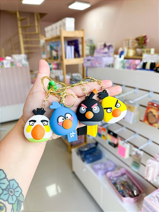 Chaveiro Angry Birds Emborrachado