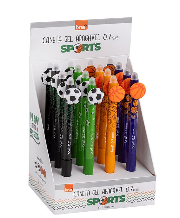 Caneta apagável Sports giratória