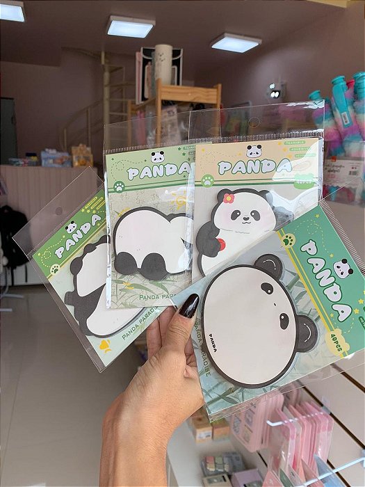 Bloco Adesivo de Panda