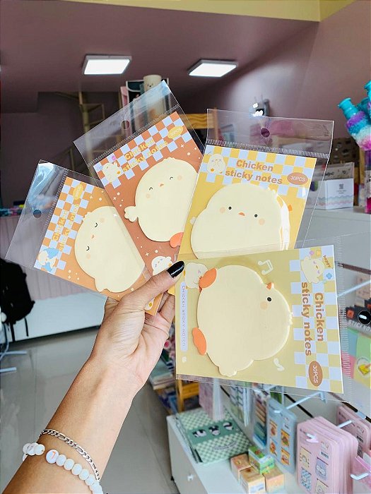 Bloco Adesivo Pintinho