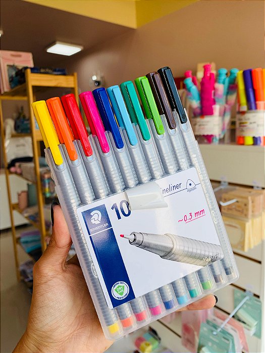 Caneta Staedtler fineliner | 10 cores
