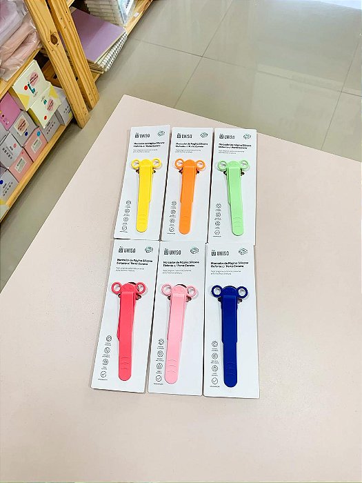 Marcador de Pagina de Elefante Silicone c/ Porta Caneta