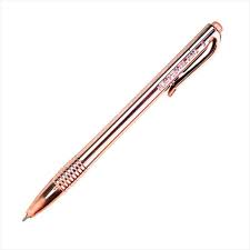 Caneta Metallic Rose Gold | Tinta Preta 0.7 mm Newpen