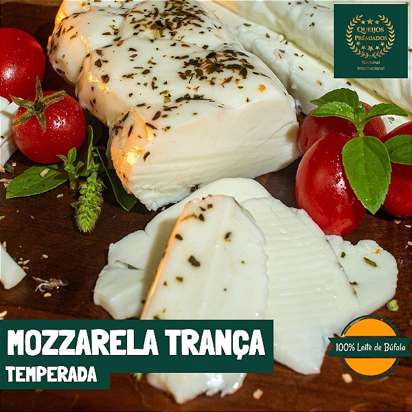 Queijo de Búfala | Mozzarela Trança Temperada