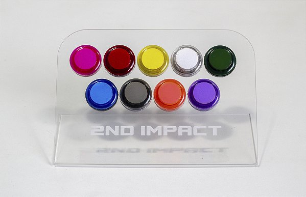 UNIDADE BOTÃO 2ND IMPACT ACRÍLICO CHERRY