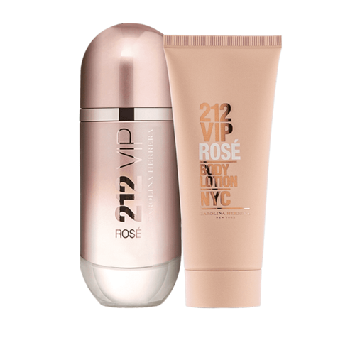 Kit 212 VIP Rosé EDP 80ml + Body Lotion100ml - Feminino