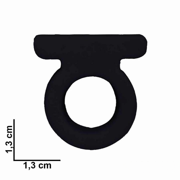 Kit com 10 Adaptadores Preto para Lápis, canetas e canetinhas - Material Escolar