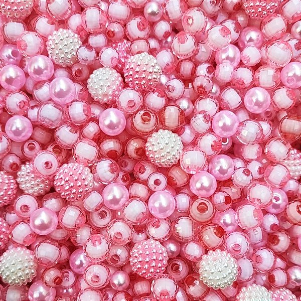 10mil pçs Mix de Miçangas Pérola Bola Passante para Artesanato