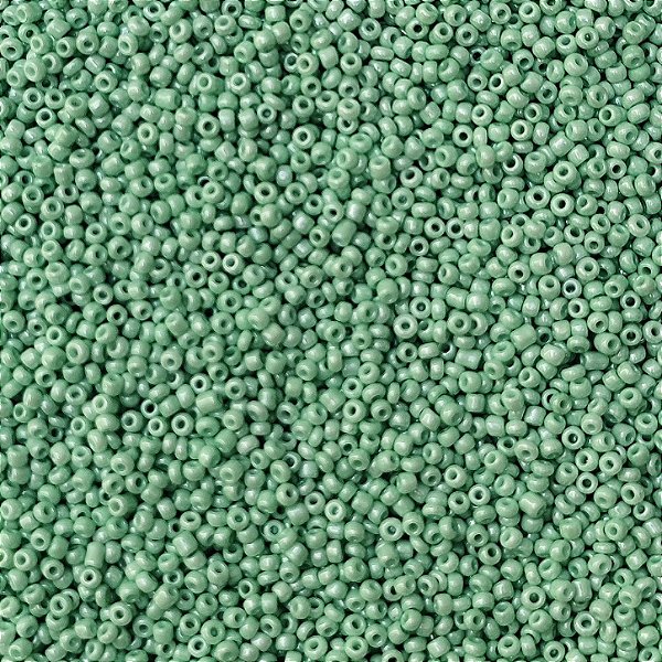 Miçangas 12/0 Kit com 40g Cor Verde Água p/ Bijuterias Artesanato