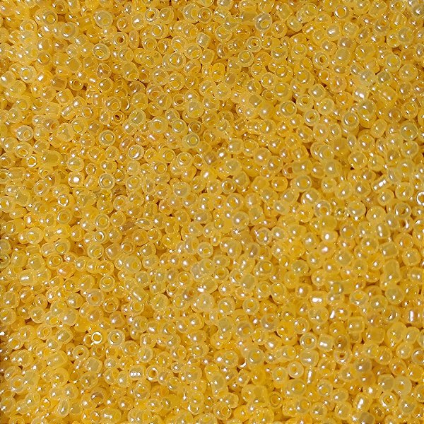 Miçangas 12/0 Kit com 40g Cor Laranja p/ Bijuterias Artesanato