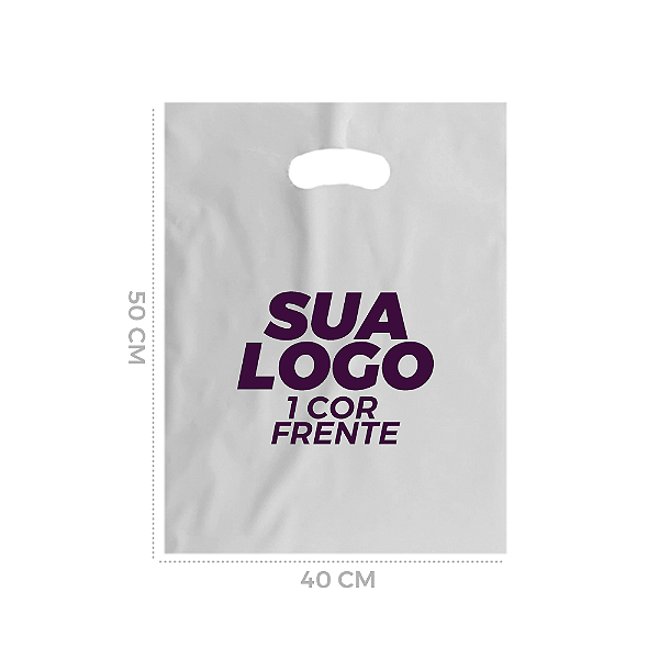SACOLA ALÇA VAZADA 40x50x0,10