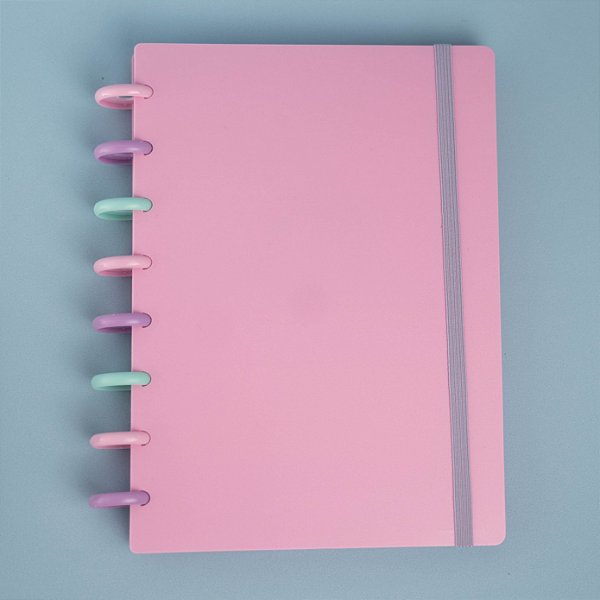 Planner de Disco A5  - Buendia - Chuva de Verão (Rosa)