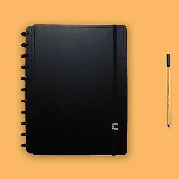 Caderno Grande - Caderno Inteligente - Black