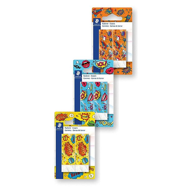 Borracha - Staedtler - Rasoplast Comic  2 Unidades