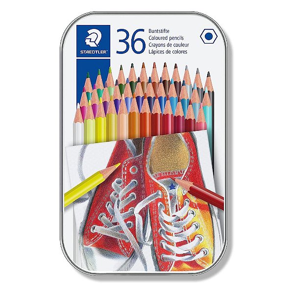 Lápis de cor - Staedtler - Hexagonal 36 cores