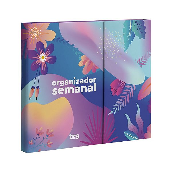 Kit De Notas Autoadesivas - Tris -  Orvalho Holic Garden - Organizador Semanal - 5 Blocos C/ 50 Fls Cada