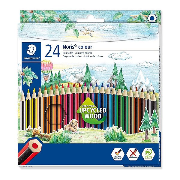 Lápis de Cor - Staedtler - Noris Caixa c/ 24 cores