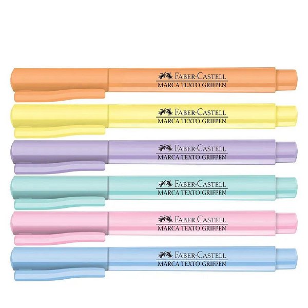 Marca Texto - Faber-Castell - Grifpen Tons Pastel