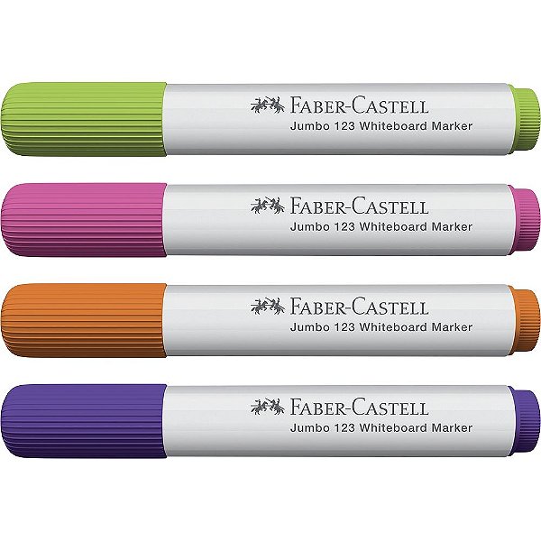 Marcador de Quadro Branco - Faber-Castell - Jumbo 123