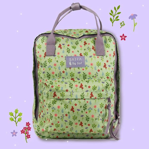 Bolsa Mochila Quadrada by Sof - Sabra - Urban Verde