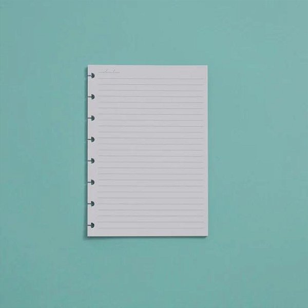 Refil A5 - Caderno Inteligente - Pautado 90G