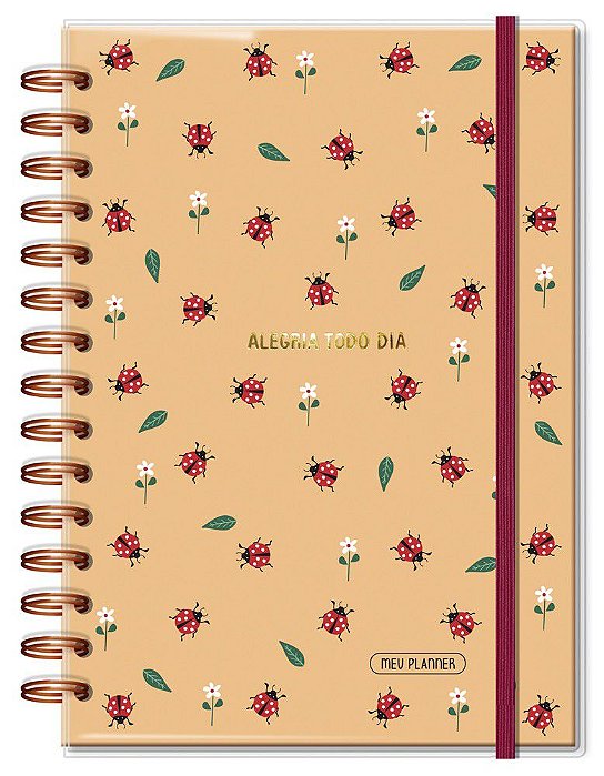 Planner Permanente M - Fina Ideia - Joaninha - Duck Paper - Papelaria Online