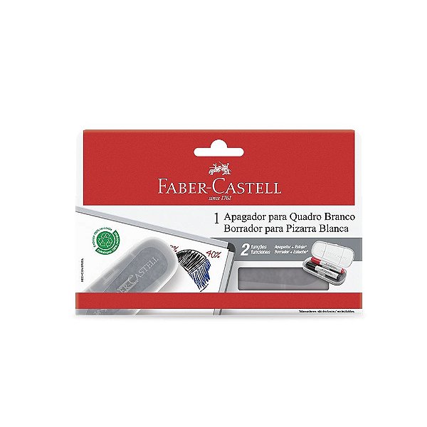 Estojo e Apagador para Quadro Branco - Faber-Castell